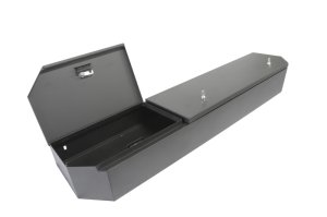 Ford F-350 Super Duty Underseat Lockbox - Rear - Tuffy Products - Full Length - Black - `17-`24